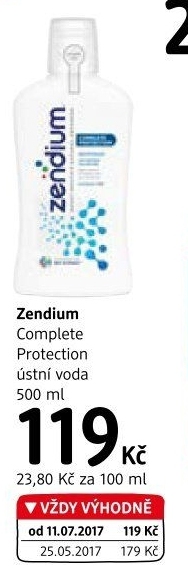 Ústní voda Complete Protection Zendium