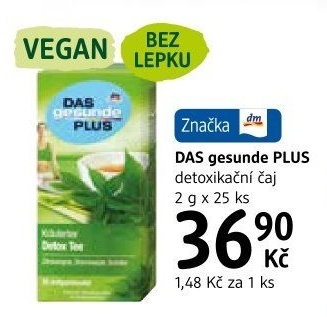 Detoxikační čaj Das gesunde plus