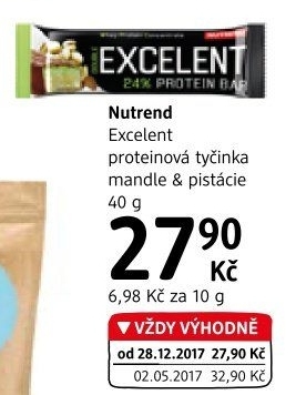 Proteinová tyčinka Excelent Nutrend