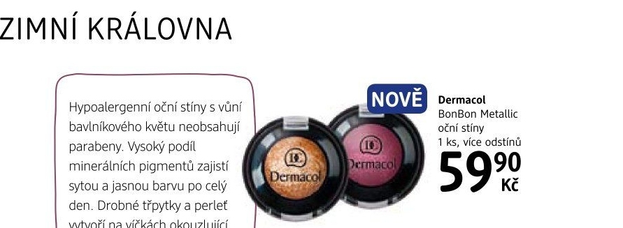 Oční stíny BonBon Dermacol