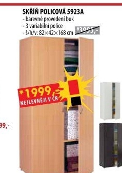 Policová skříň 5923 buk
