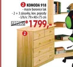 Prádelník 918 lakovaný
