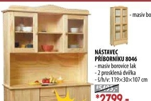 Nástavec příborníku 8046