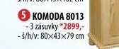 Prádelník 3 zásuvky 8013