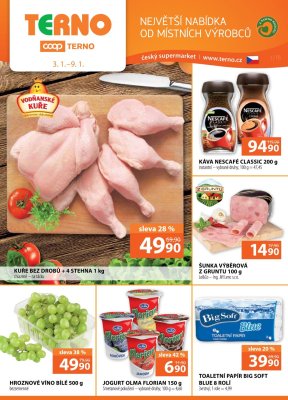 akční leták COOP 3.1.2018-9.1.2018