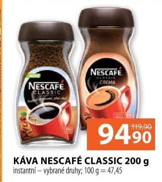 Instantní káva Nescafé Classic