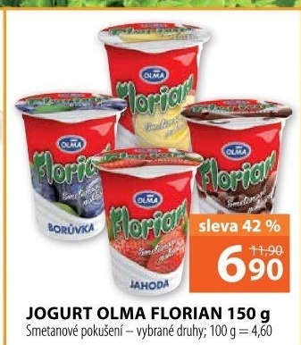 Jogurt smetanové pokušení Florian Olma