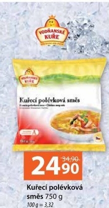 Směs kuřecí polévková mražená Vodňanské kuře