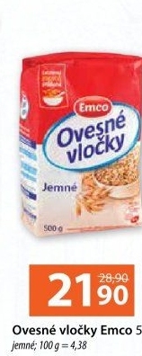Ovesné vločky Emco