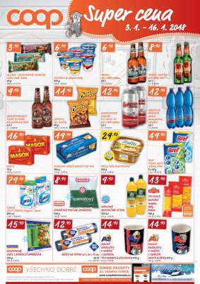 akční leták COOP 3.1.2018-16.1.2018
