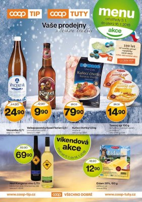 akční leták COOP 3.1.2018-16.1.2018