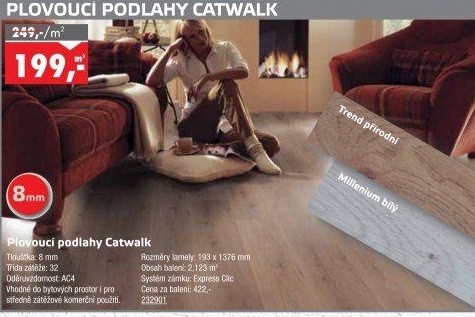 Plovoucí podlaha Catwalk
