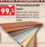 Lepící přechodový profil