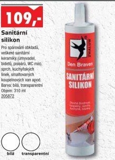 Sanitární silikon Den Braven