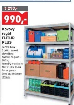 Kovový regál Kovona