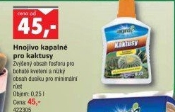 Hnojivo pro kaktusy Agro