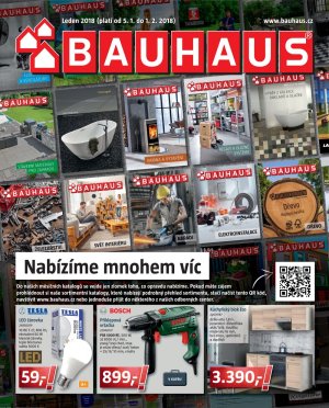 akční leták BAUHAUS 5.1.2018-1.2.2018