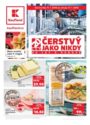 akční leták Kaufland 11.1.2018-17.1.2018