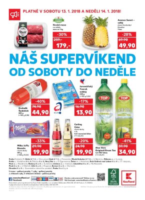 akční leták Kaufland 11.1.2018-17.1.2018