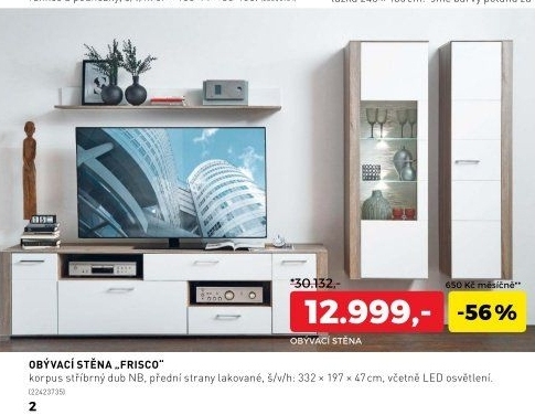 Obývací stěna FRISCO