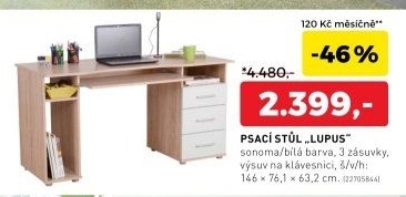 Psací stůl LUPUS
