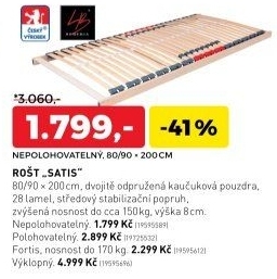 Lamelový rošt SATIS