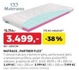 Matrace PARTNER FLEX