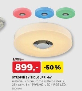 Stropní svítidlo PRIMA