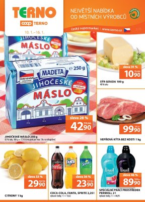 akční leták COOP 10.1.2018-16.1.2018
