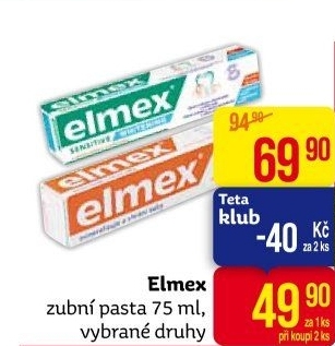 Pasty na zuby Elmex