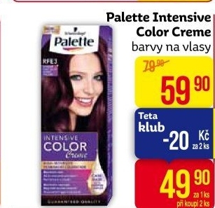 Barva na vlasy Intensive Color Creme Palette Schwarzkopf