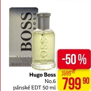 Toaletní voda pánská No.6 Hugo Boss