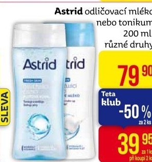 Odličovací mléko Astrid