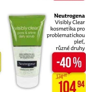 Kosmetika pro problematickou pleťVisibly Clear Neutrogena