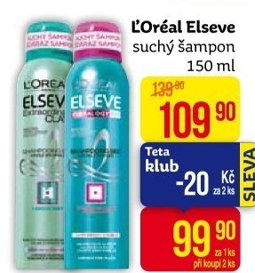 Suchý šampon Elséve L'Oréal