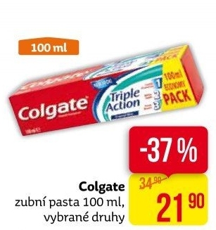 Pasty na zuby Colgate