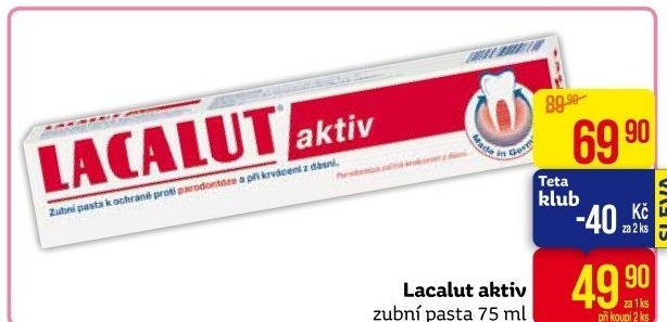 Pasta na zuby Aktiv Lacalut