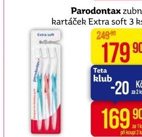 Kartáček na zuby Parodontax