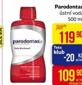 Ústní voda Parodontax