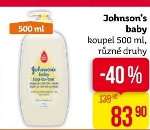 Koupel dětská Johnson's Baby