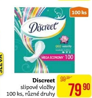 Vložky dámské slipové Discreet