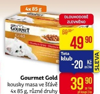 Konzerva pro kočky Gold Gourmet Purina