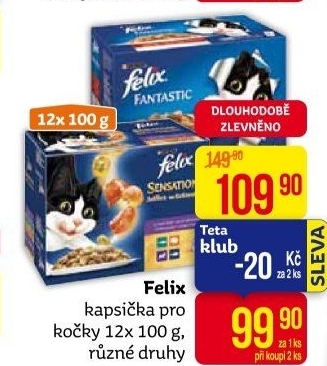 Kapsičky pro kočky Felix Purina
