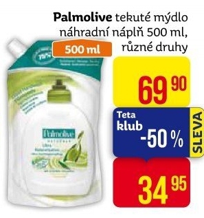 Tekuté mýdlo Palmolive - náhradní náplň