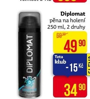 Pěna na holení pánská Diplomat