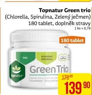 Doplněk stravy Green trio Topnatur