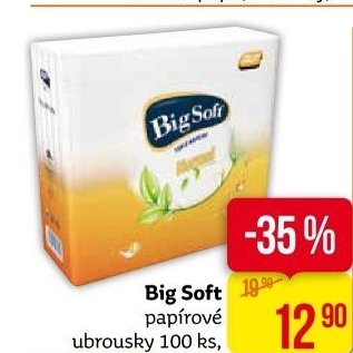 Ubrousky papírové Normal Big Soft