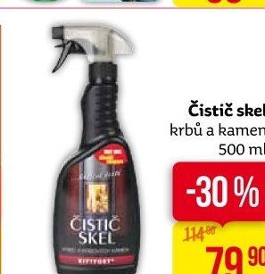 Čistič na krbová skla a kamna Kittfort