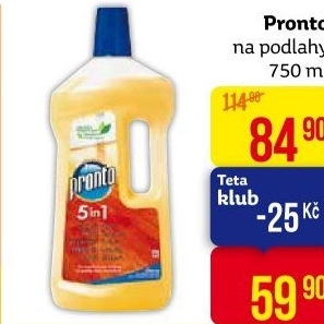 Čistič na podlahy Pronto