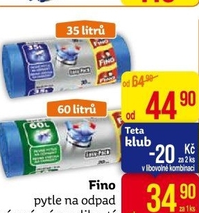 Pytle na odpadky Fino